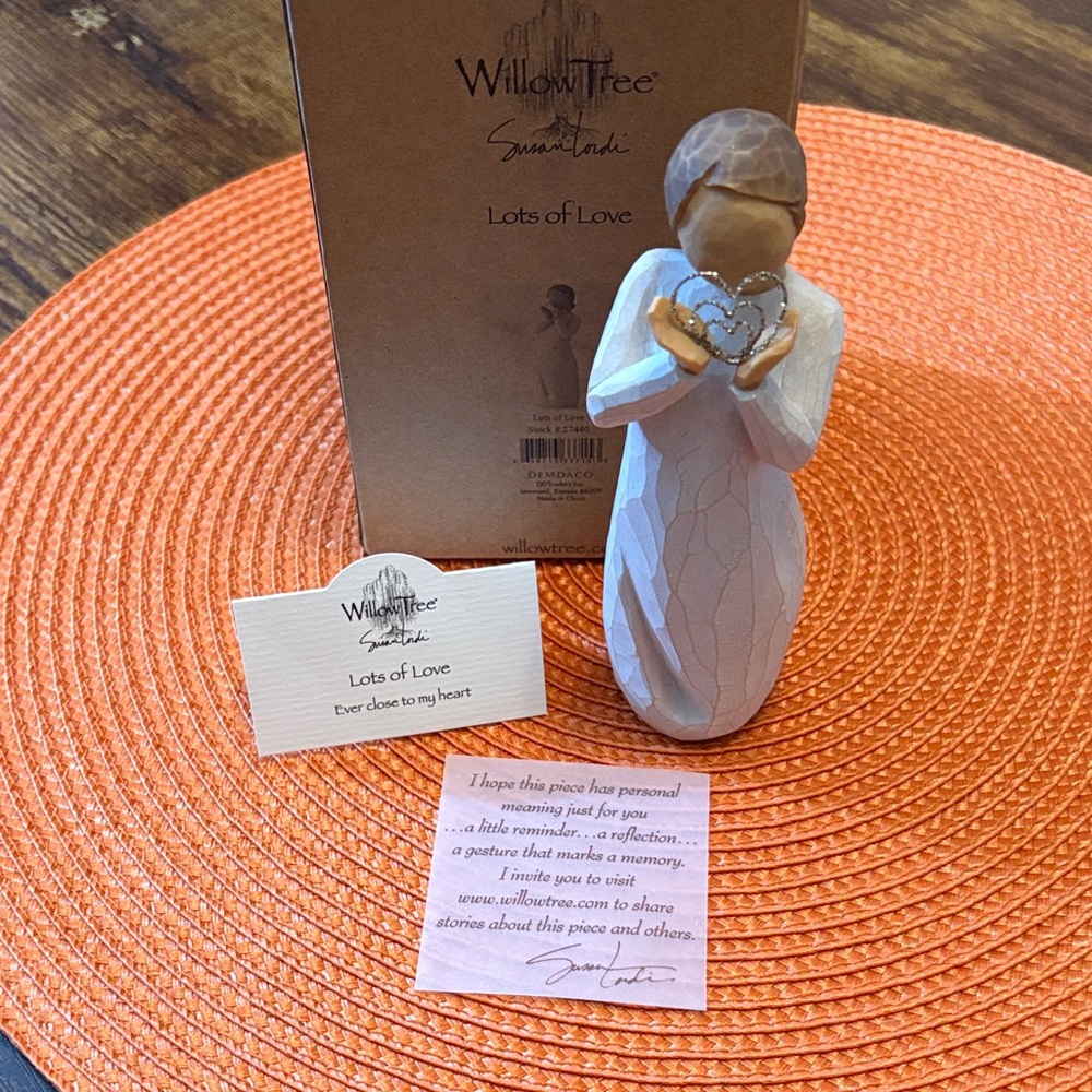 Willow Tree "Lots of Love" Hand-Painted Figurine - NEW